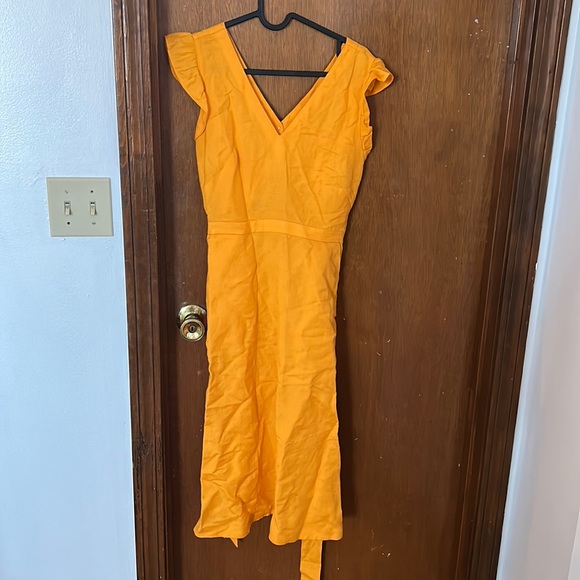 LOFT Dresses & Skirts - Loft midi orange dress